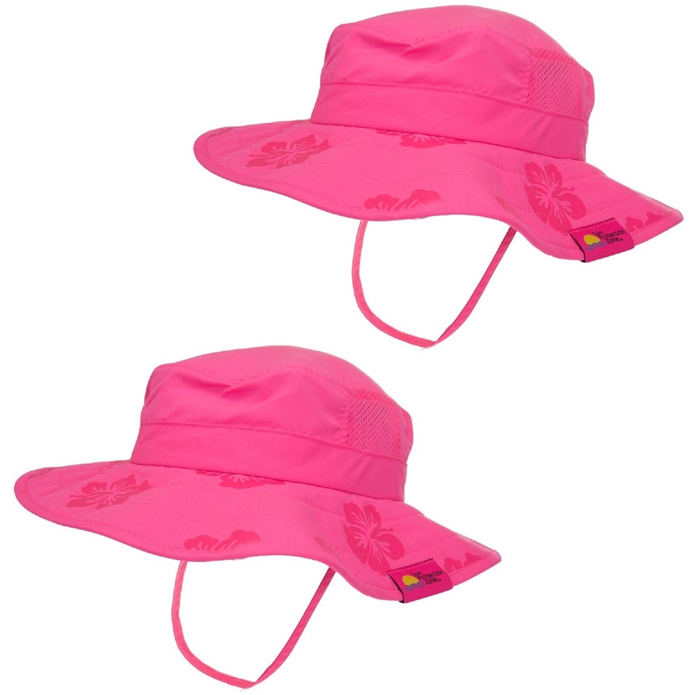 2 pack spf 50 safari beach sun hat girls
